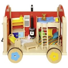 Lėlių namelis ant ratų kaina ir informacija | Žaislai mergaitėms | pigu.lt