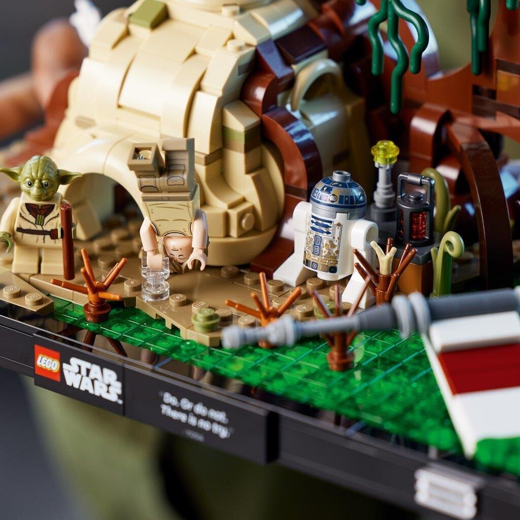 75330 LEGO® Star Wars Dagobos džedajų treniruočių diorama kaina ir informacija | Konstruktoriai ir kaladėlės | pigu.lt