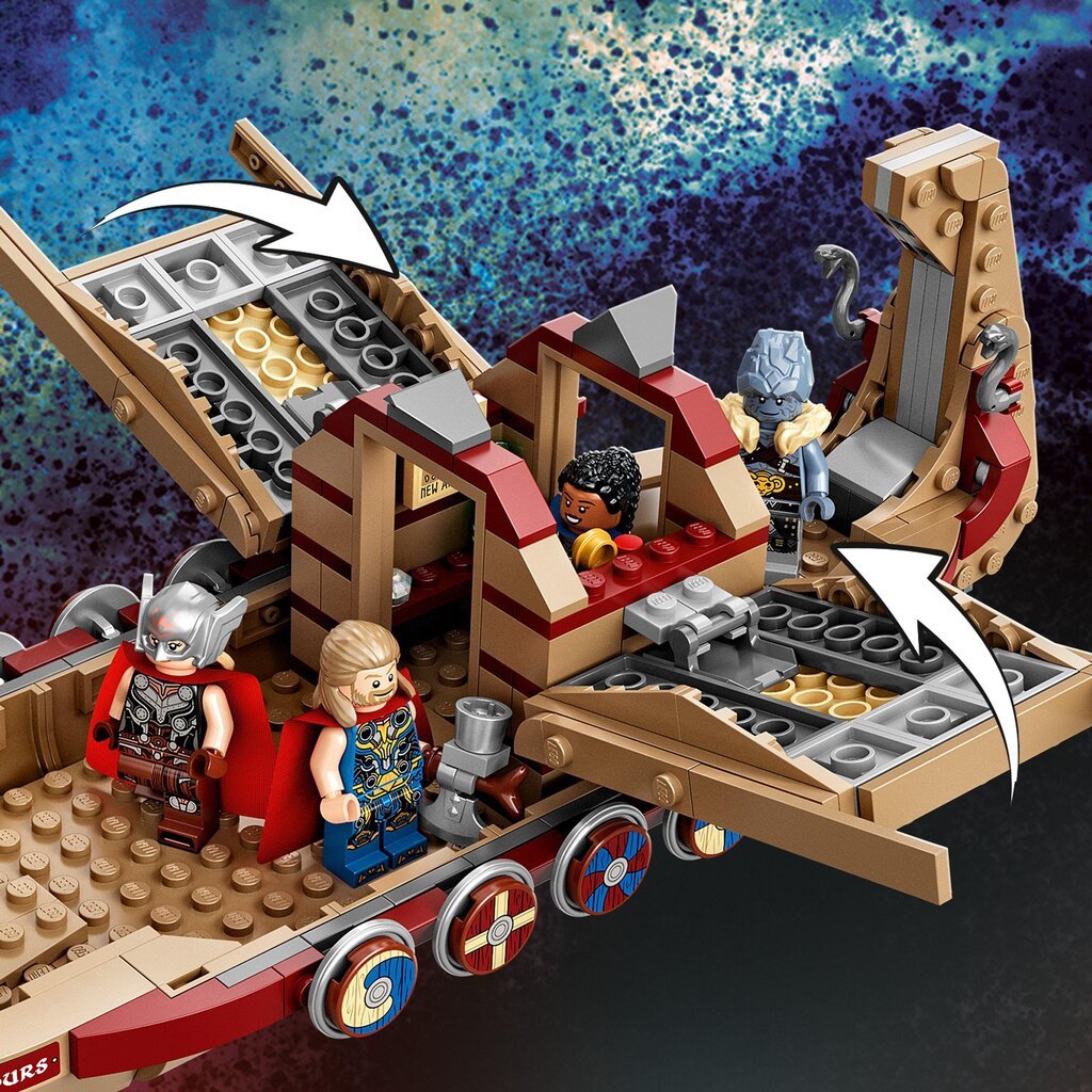 LEGO® 76208 Super Heroes Marvel Ožio laivas цена и информация | Konstruktoriai ir kaladėlės | pigu.lt