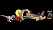76945 LEGO® Jurassic World Dinozauro atrociraptoriaus gaudynės motociklais цена и информация | Konstruktoriai ir kaladėlės | pigu.lt