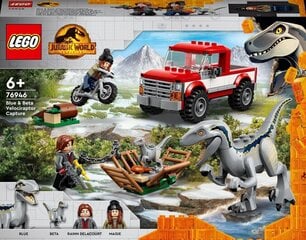 76946 LEGO® Jurassic World Блу и поимка Бета-велоцираптора цена и информация | Конструкторы и кубики | pigu.lt