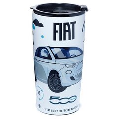 Termosinis puodelis 500ml - Fiat 500 kaina ir informacija | Termosai, termopuodeliai | pigu.lt
