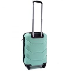 Небольшой чемодан Wings TD147, размер S, для ручной клади светло-зелёный цена и информация | Чемоданы, дорожные сумки | pigu.lt