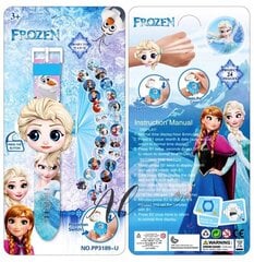 Skaitmeninis laikrodis Disney Frozen Elza su projektoriumi kaina ir informacija | Frozen (Ledo Šalis) Žaislai vaikams iki 3 metų | pigu.lt