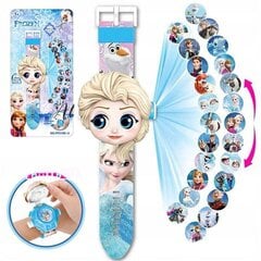 Skaitmeninis laikrodis Disney Frozen Elza su projektoriumi kaina ir informacija | Frozen (Ledo Šalis) Žaislai vaikams iki 3 metų | pigu.lt