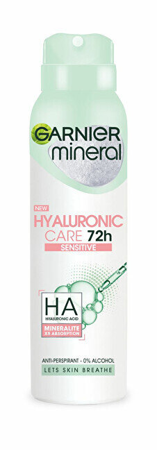 Purškiamas antiperspirantas Garnier Mineral Hyaluronic Ultra Care, 150 ml kaina ir informacija | Parfumuota kosmetika moterims | pigu.lt