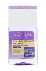 Средство для снятия макияжа для женщин Loreal Paris Hyaluron Specialist, 125 мл цена и информация | Средства для очищения лица | pigu.lt