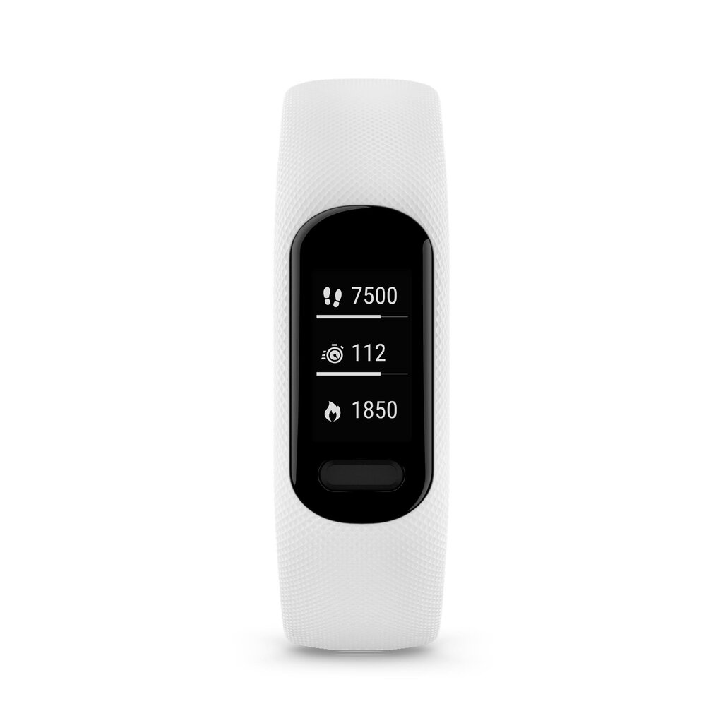 Garmin vívosmart® 5 White S/M kaina ir informacija | Išmaniosios apyrankės (fitness tracker) | pigu.lt