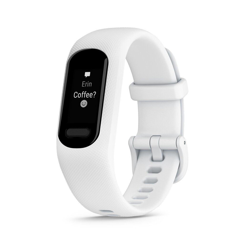 Garmin vívosmart® 5 White S/M kaina ir informacija | Išmaniosios apyrankės (fitness tracker) | pigu.lt