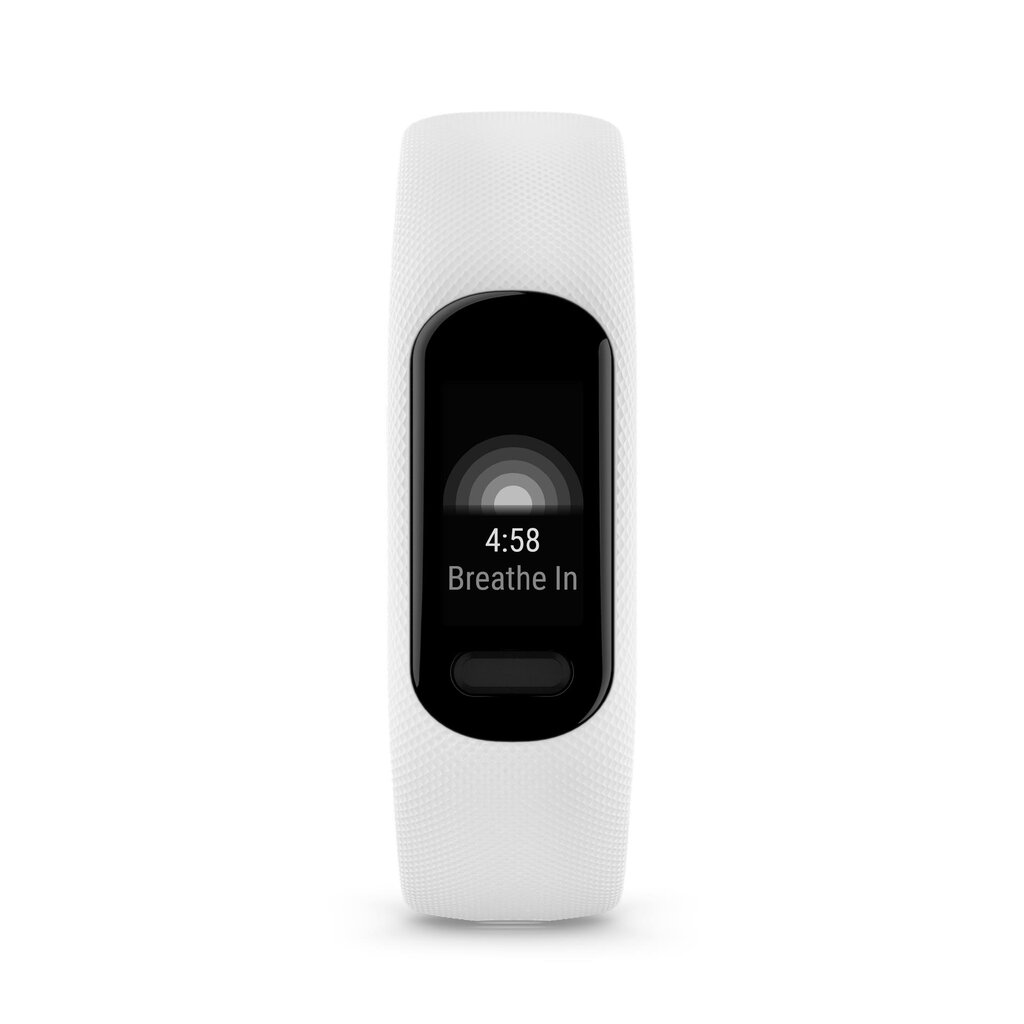 Garmin vívosmart® 5 White S/M kaina ir informacija | Išmaniosios apyrankės (fitness tracker) | pigu.lt