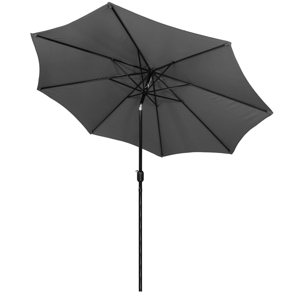 Lauko skėtis Springos GU00200, 300 cm, pilkas kaina ir informacija | Skėčiai, markizės, stovai | pigu.lt