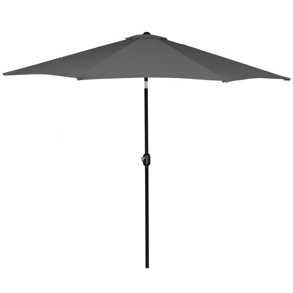 Lauko skėtis Springos GU00200, 300 cm, pilkas kaina ir informacija | Skėčiai, markizės, stovai | pigu.lt