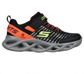 Skechers sportiniai batai berniukams S Lights Jr 401650L-BKOR, (99476) 401650L-BKOR kaina ir informacija | Sportiniai batai vaikams | pigu.lt