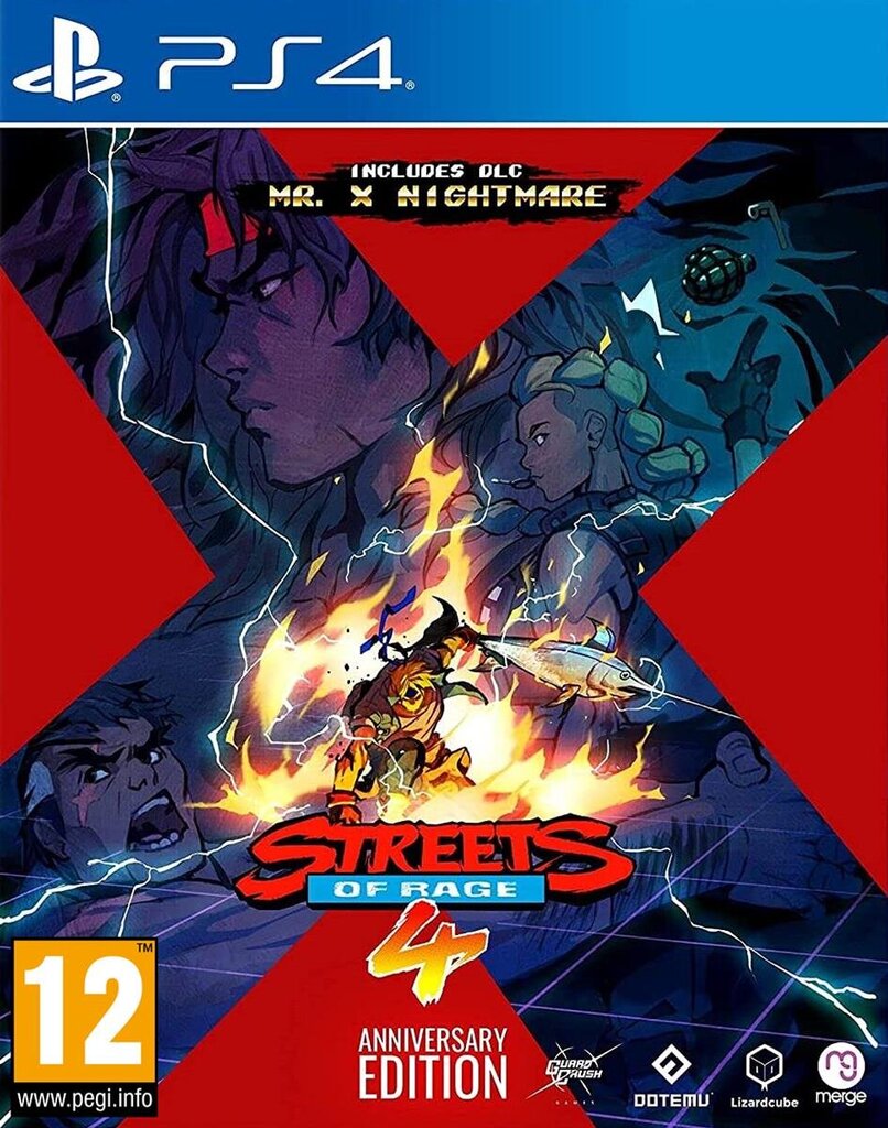 Компьютерная игра PS4 Streets of Rage 4 Anniversary Edition цена | pigu.lt