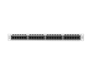 Lanberg patch panel 24 port 1U cat.6 UTP pilka PPU6-1024-S kaina ir informacija | Korpusų priedai | pigu.lt