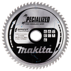 Pjovimo diskas E-12192 T.C.T, 216X2.0X30mm, 15°, T60, Makita kaina ir informacija | Mechaniniai įrankiai | pigu.lt