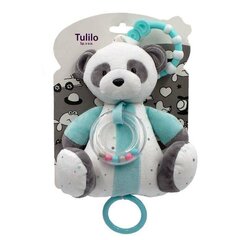 Vaikiškas barškutis Panda, mėynas, 18cm kaina ir informacija | Žaislai kūdikiams | pigu.lt
