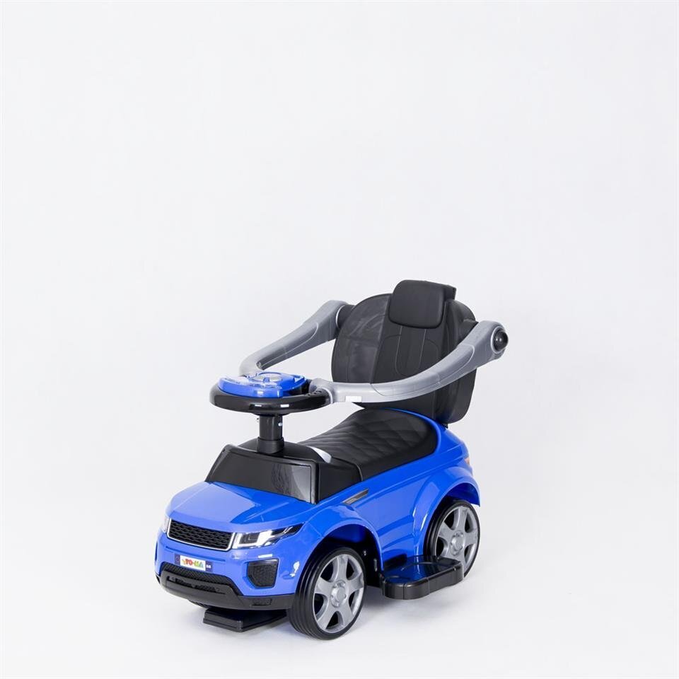 Paspiriamas automobilis su rankena, mėlynas цена и информация | Žaislai kūdikiams | pigu.lt