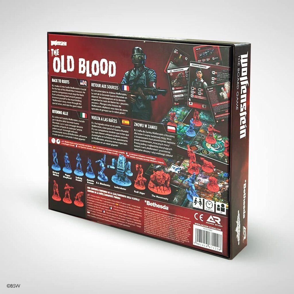 Stalo žaidimas Wolfenstein: The Board Game - Old Blood Expansion kaina ir informacija | Stalo žaidimai, galvosūkiai | pigu.lt