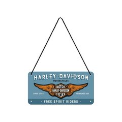 Metalinė plokštė Harley-Davidson logotipas kaina ir informacija | Interjero detalės | pigu.lt