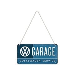 Metalinė plokštelė VW Garage kaina ir informacija | Interjero detalės | pigu.lt