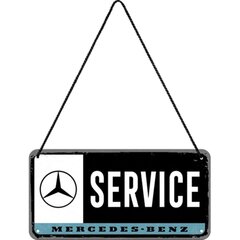 Metalinė plokštelė Mercedes-Benz - Service kaina ir informacija | Interjero detalės | pigu.lt