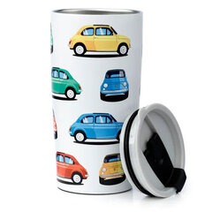 Termosinis puodelis 500ml - Retro Fiat kaina ir informacija | Termosai, termopuodeliai | pigu.lt