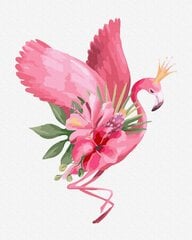 Tapybos pagal skaičius rinkinys Žydinčio skrydžio flamingas kaina ir informacija | Piešimo, tapybos, lipdymo reikmenys | pigu.lt