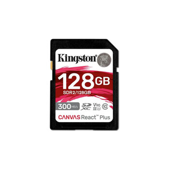 Карта памяти микро-SD с адаптером Kingston SDR2/128GB 128 Гб 8K Ultra HD SDXC UHS-II цена и информация | Карты памяти для телефонов | pigu.lt