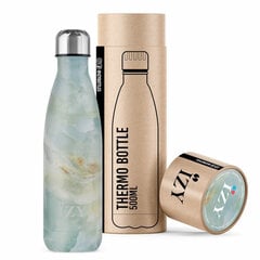 Термо-бутылка IZY Bottle, 500ml, Marble Green цена и информация | Термосы, термокружки | pigu.lt