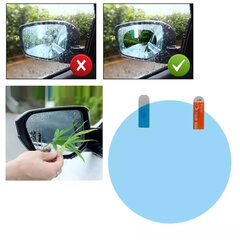 Прозрачная пленка на зеркала автомобиля для безопасного вождения в дождь и туман цена и информация | Фары | pigu.lt