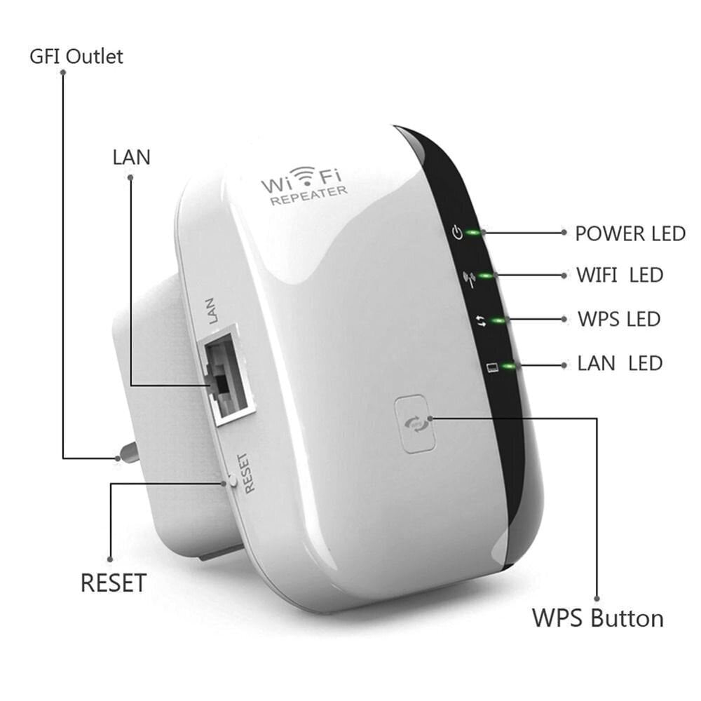 Wi-Fi signalo stiprintuvas цена и информация | Signalo stiprintuvai (Range Extender) | pigu.lt