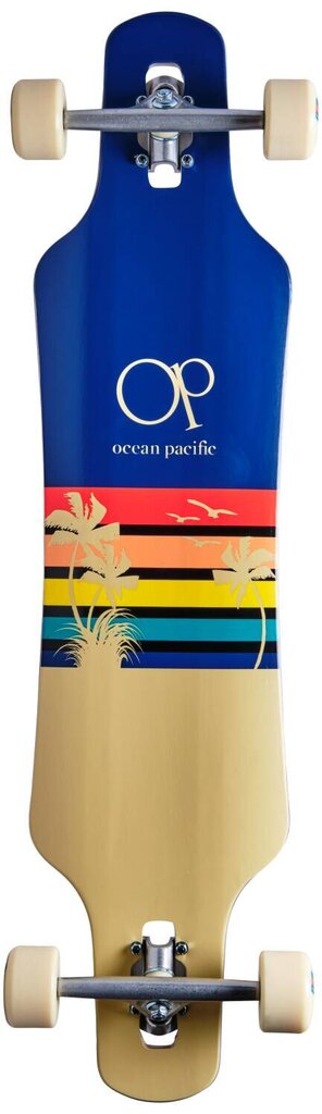 Ocean Pacific Sunset Complete riedlentė Longboard 39", Navy kaina ir informacija | Riedlentės | pigu.lt