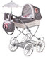 DeCuevas Toys Vežimėlis lėlėms su krepšiu ir skėčiu „Reborn“ 81031 kaina ir informacija | Žaislai mergaitėms | pigu.lt