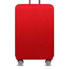 Apsauginis dėklas lagaminui, raudonas цена и информация | Чемоданы, дорожные сумки  | pigu.lt