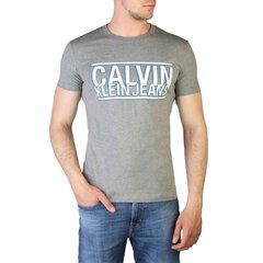 Marškinėliai vyrams Calvin Klein ZM0ZM01574 72362, pilki kaina ir informacija | Vyriški marškinėliai | pigu.lt