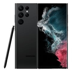 Samsung Galaxy S22 Ultra S908 DS Black 6.8" Dynamic AMOLED 1440x3088/2.8GHz&1.8GHz/128GB/8GB RAM/Android 12/WiFi/5G цена и информация | Мобильные телефоны | pigu.lt