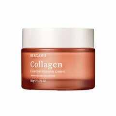 Veido kremas su kolagenu bergamo Collagen Essential Intensive Cream, 50g kaina ir informacija | Veido kremai | pigu.lt