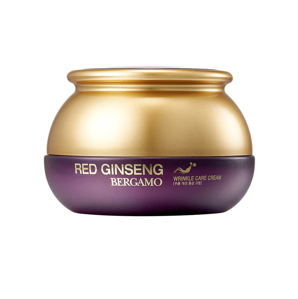 Kremas nuo raukšlių bergamo Wrinkle Care Cream Red Ginseng, 50ml kaina ir informacija | Veido kremai | pigu.lt