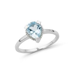 Серебряное (925) кольцо с драгоценными камнями, код avp516514-1 AVP516514-1EU-57 цена и информация | Кольца | pigu.lt