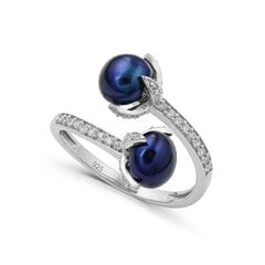 Серебряное (925) кольцо с драгоценными камнями, код avp522568-28 AVP522568-28EU-57 цена и информация | Кольцо | pigu.lt