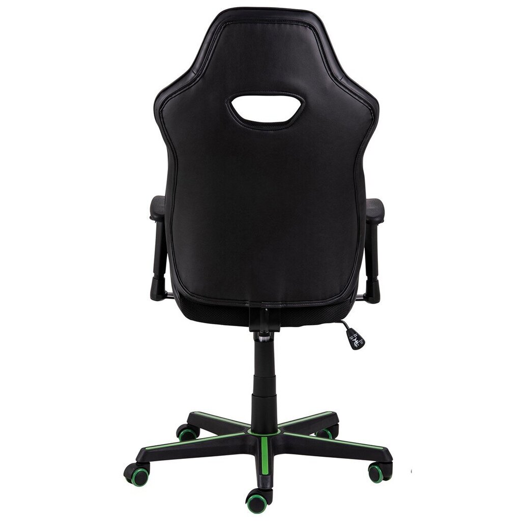 Žaidimų kėdė Actona Cobblestone, juoda/žalia kaina ir informacija | Biuro kėdės | pigu.lt