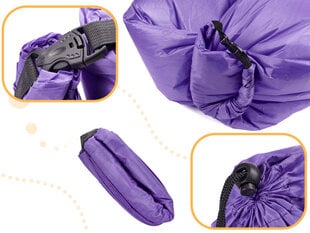 Лежак Lazy BAG SOFA, фиолетовый, 230x70 см цена и информация | Надувные матрасы и мебель | pigu.lt