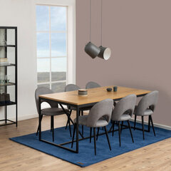 Stalas Actona, rudas/juodas kaina ir informacija | Virtuvės ir valgomojo stalai, staliukai | pigu.lt