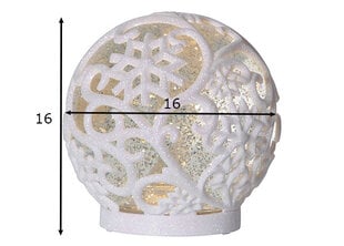 Светящаяся Рождественская декорация Снежный шар цена и информация | Рождественские украшения | pigu.lt