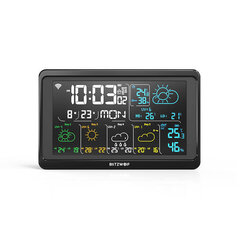 Smart Wi-Fi Weather Station Blitzwolf BW-WS04 (black) цена и информация | Метеорологические станции, термометры | pigu.lt