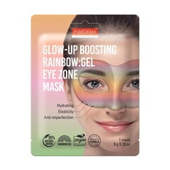 Гидрогелевая маска для кожи вокруг глаз Purederm Glow-Up Boosting Rainbow Gel Eye Zone, 8 г цена и информация | Маски для лица, патчи для глаз | pigu.lt