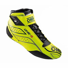 Lenktynių batai OMP ONE-S Geltona Dydis 45 kaina ir informacija | Moto batai | pigu.lt