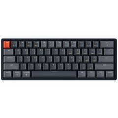 Клавиатура Keychron K12, Gateron G Pro Brown Switch, Wireless, Black, US цена и информация | Клавиатуры | pigu.lt