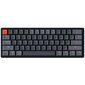 Keychron K12, Gateron G Pro Brown Switch, Wireless, Black, US kaina ir informacija | Klaviatūros | pigu.lt